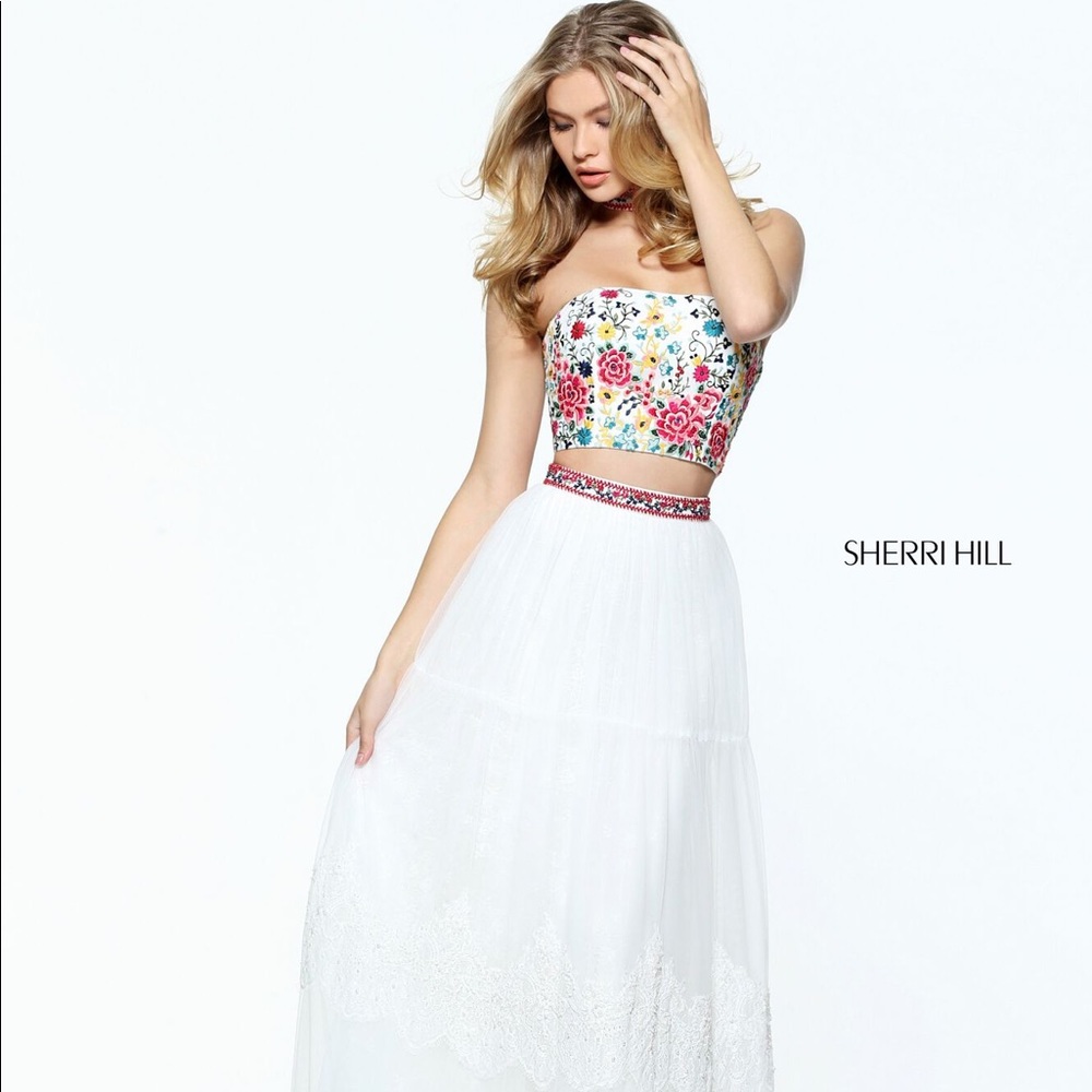 Sherri Hill Two Piece Gown